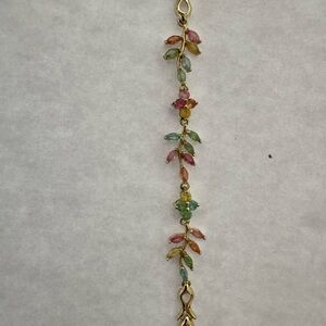 Elegant Multicolor Gemstone Bracelet